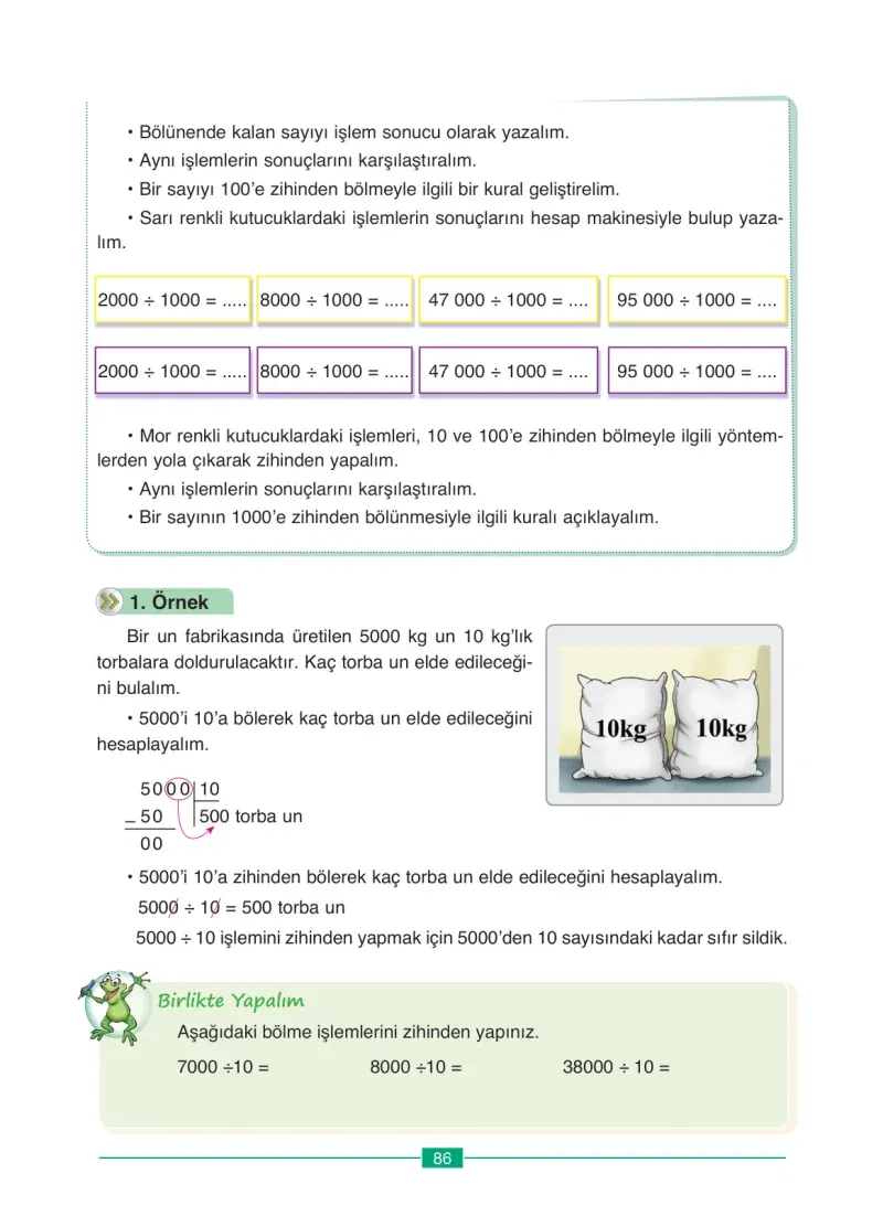 4. Sınıf Matematik Ders Kitabı Cevapları Ada Yayınları Sayfa 86