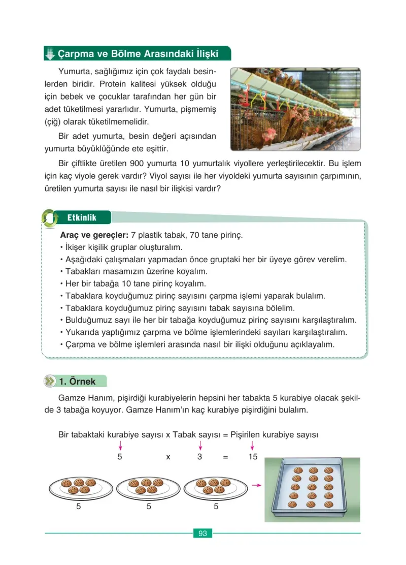 4. Sınıf Matematik Ders Kitabı Cevapları Ada Yayınları Sayfa 93