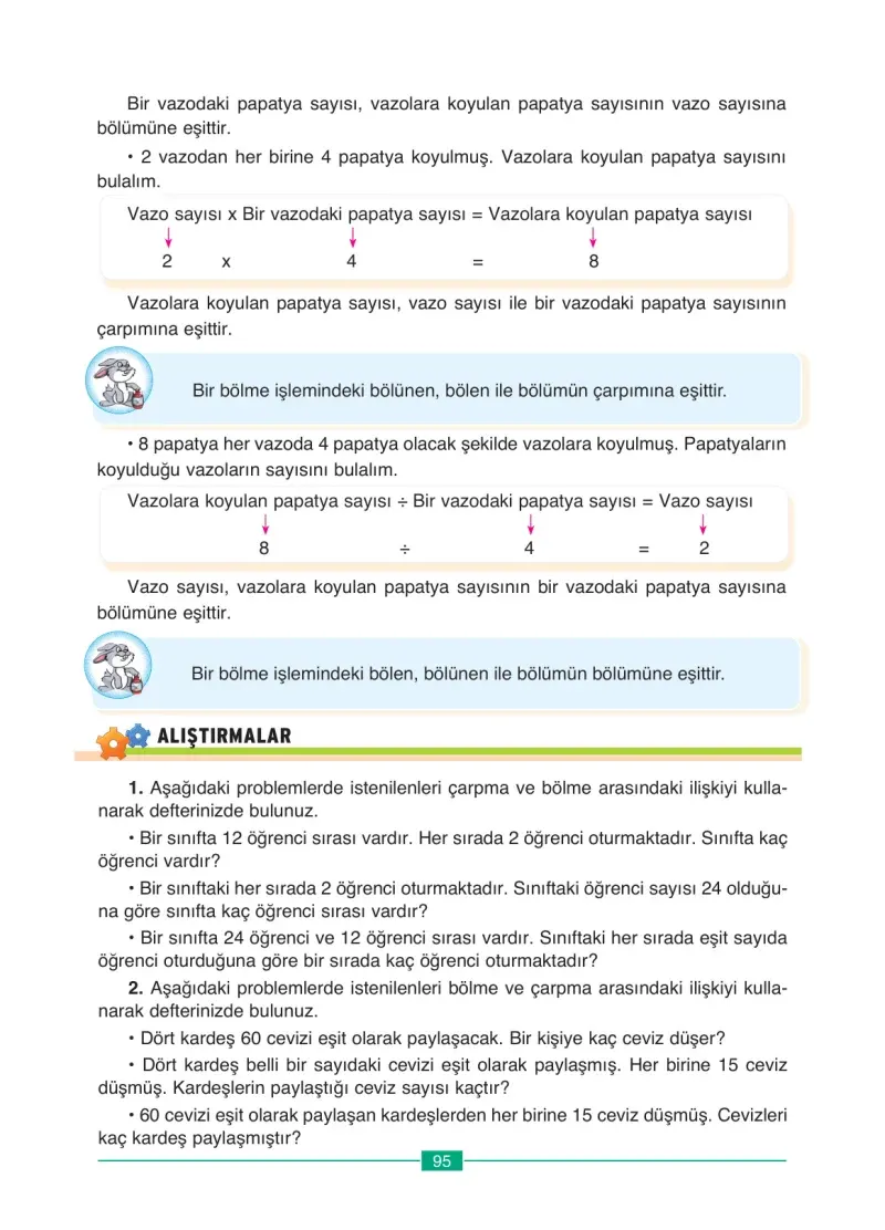 4. Sınıf Matematik Ders Kitabı Cevapları Ada Yayınları Sayfa 95