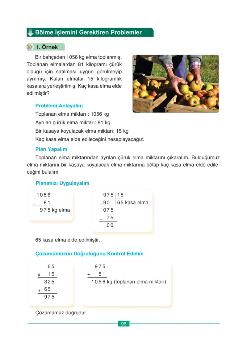 4. Sınıf Matematik Ders Kitabı Cevapları Ada Yayınları Sayfa 96