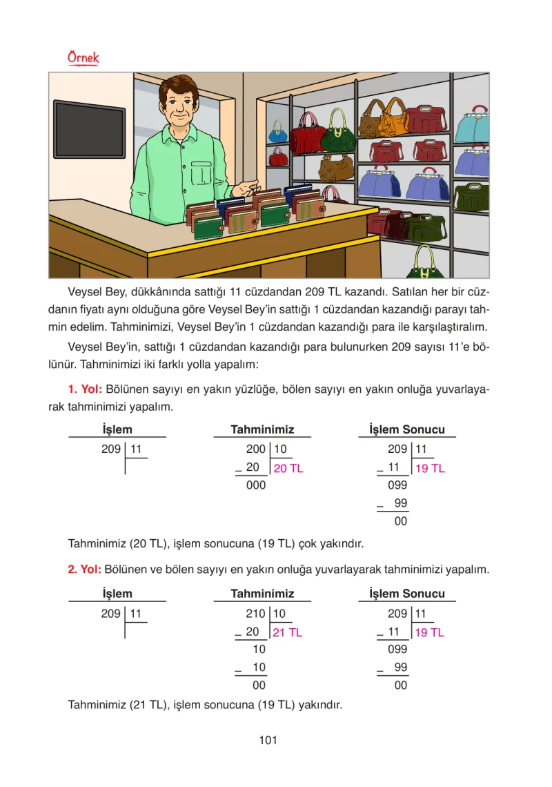 4. Sınıf Matematik Ders Kitabı Cevapları Ata Yayınları Sayfa 101