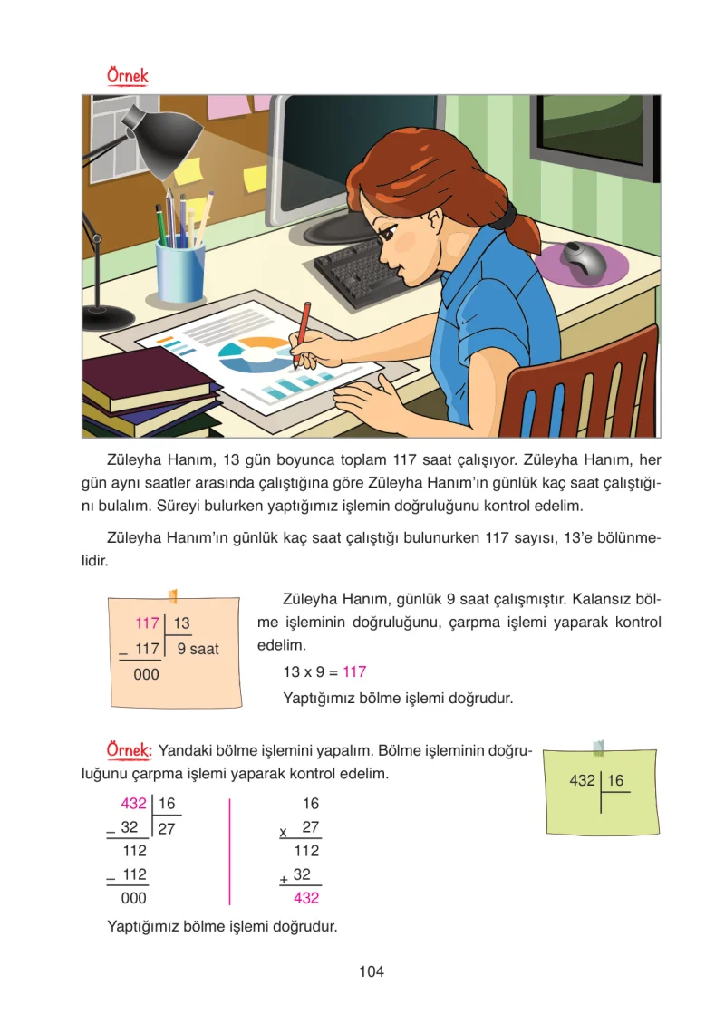 4. Sınıf Matematik Ders Kitabı Cevapları Ata Yayınları Sayfa 104