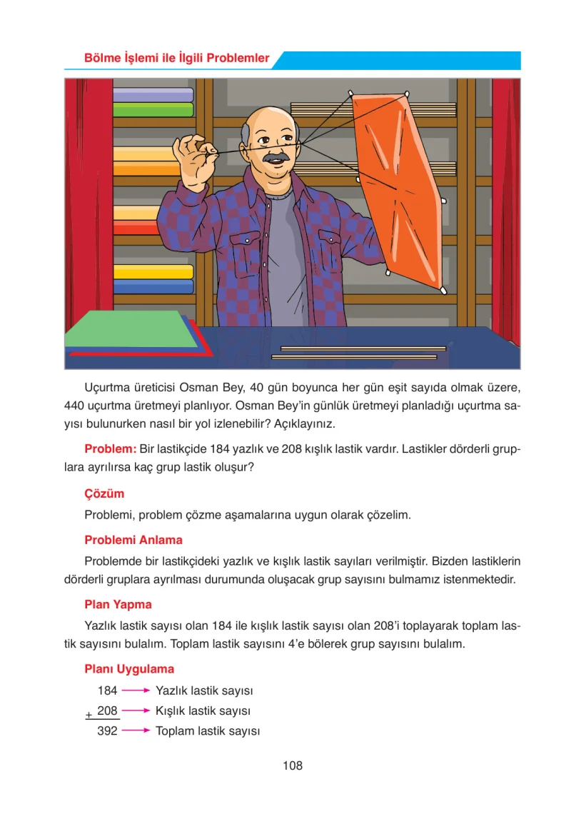 4. Sınıf Matematik Ders Kitabı Cevapları Ata Yayınları Sayfa 108