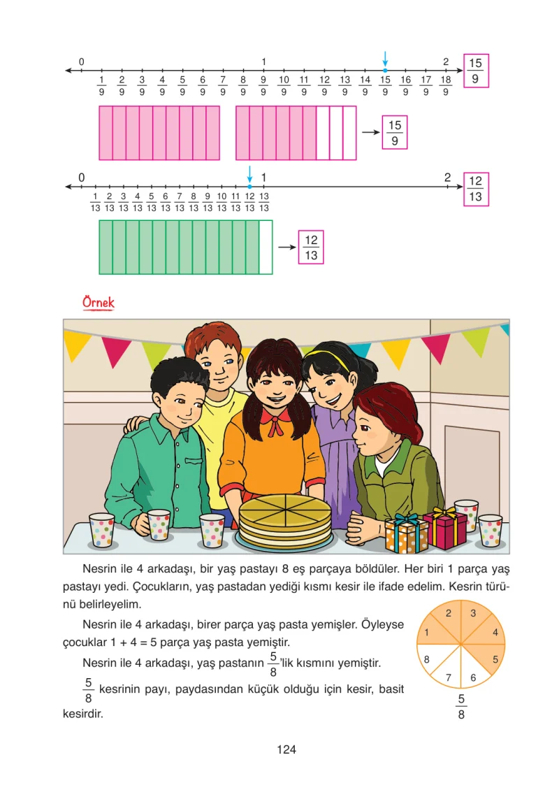 4. Sınıf Matematik Ders Kitabı Cevapları Ata Yayınları Sayfa 124