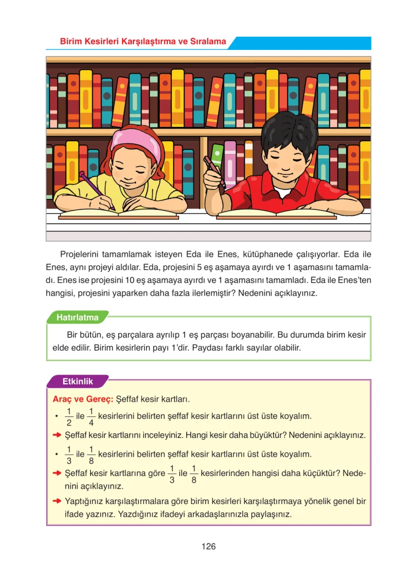 4. Sınıf Matematik Ders Kitabı Cevapları Ata Yayınları Sayfa 126