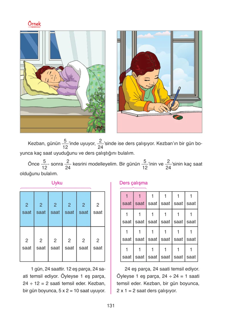4. Sınıf Matematik Ders Kitabı Cevapları Ata Yayınları Sayfa 131