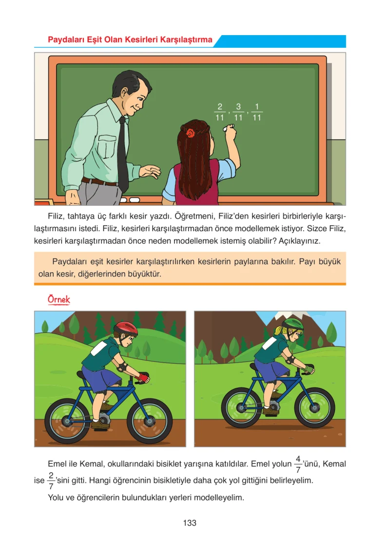4. Sınıf Matematik Ders Kitabı Cevapları Ata Yayınları Sayfa 133