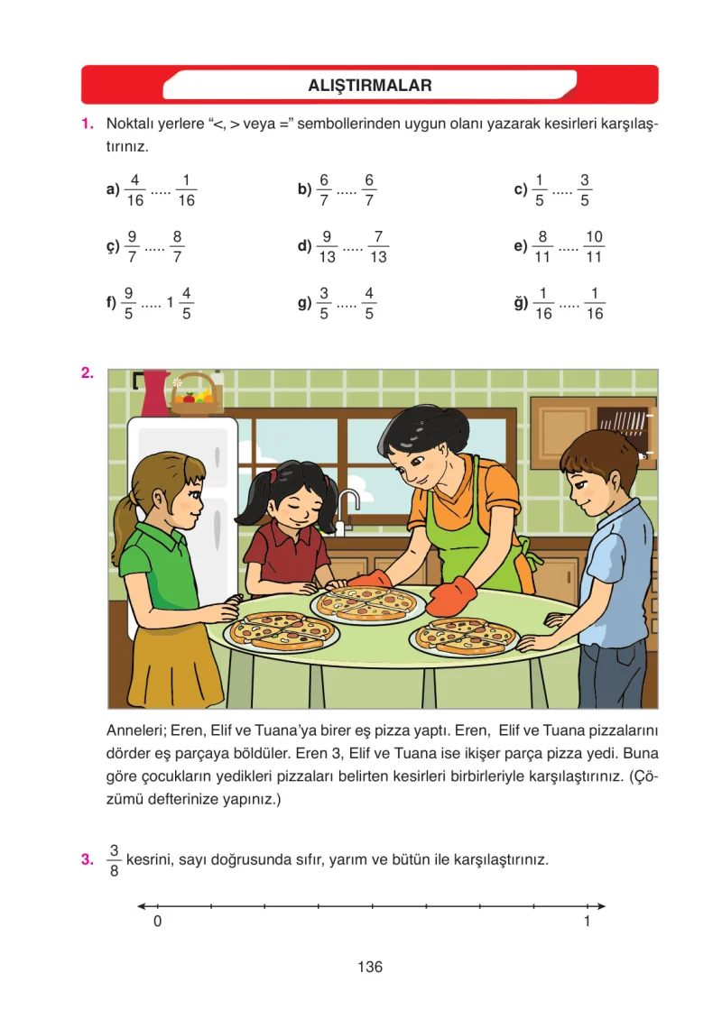 4. Sınıf Matematik Ders Kitabı Cevapları Ata Yayınları Sayfa 136