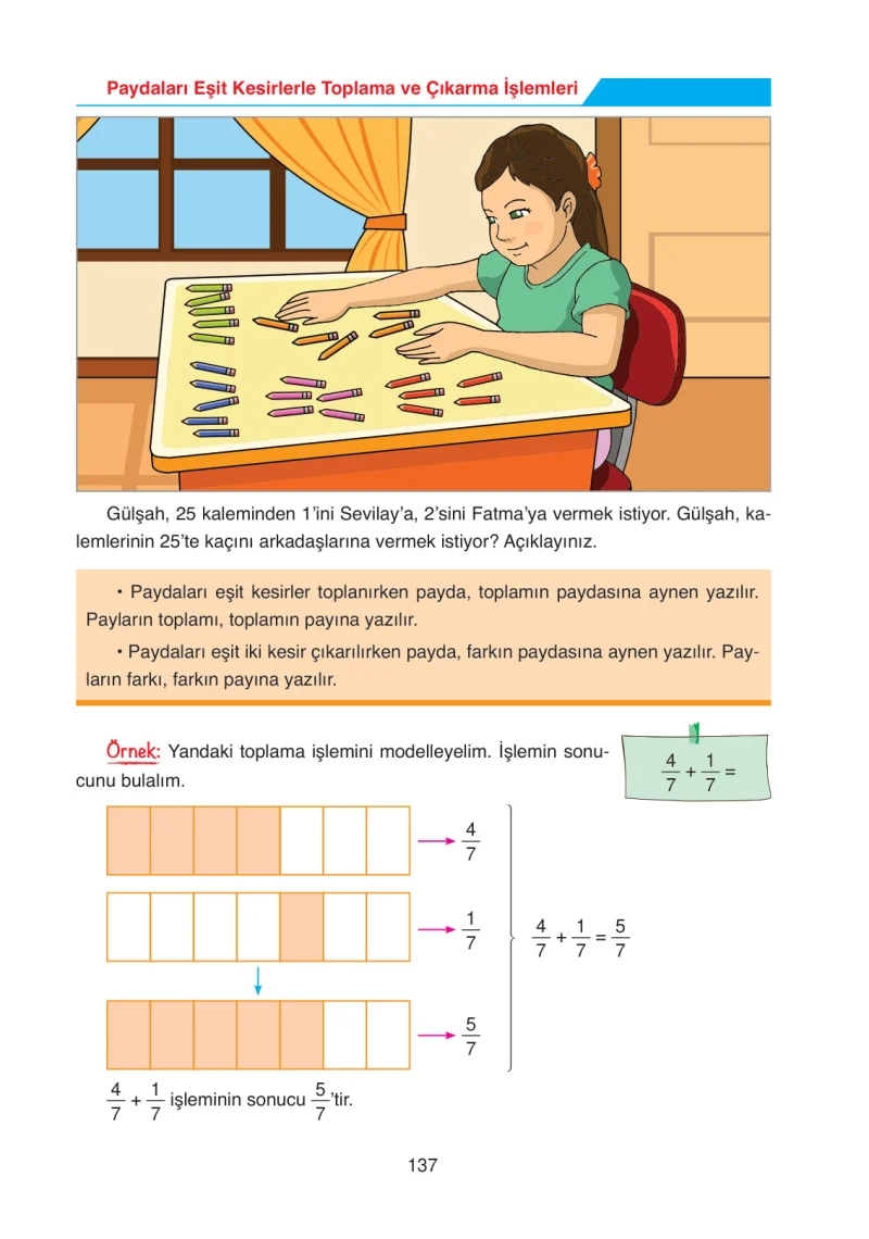 4. Sınıf Matematik Ders Kitabı Cevapları Ata Yayınları Sayfa 137