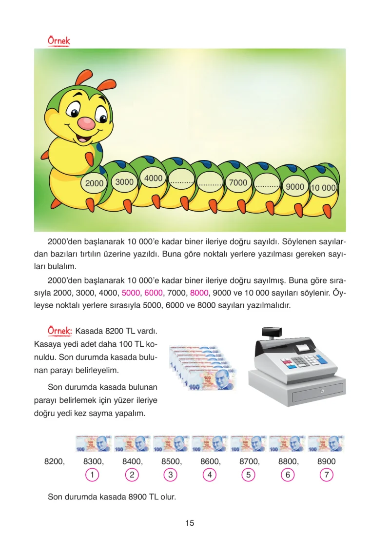 4. Sınıf Matematik Ders Kitabı Cevapları Ata Yayınları Sayfa 15