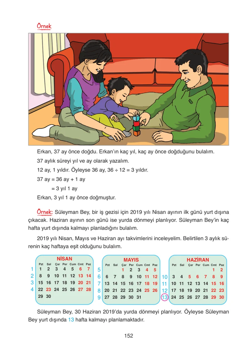 4. Sınıf Matematik Ders Kitabı Cevapları Ata Yayınları Sayfa 152