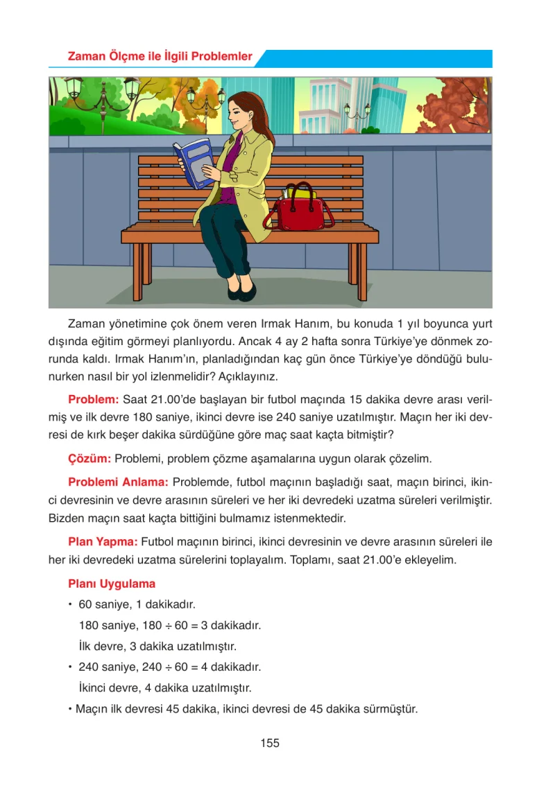 4. Sınıf Matematik Ders Kitabı Cevapları Ata Yayınları Sayfa 155