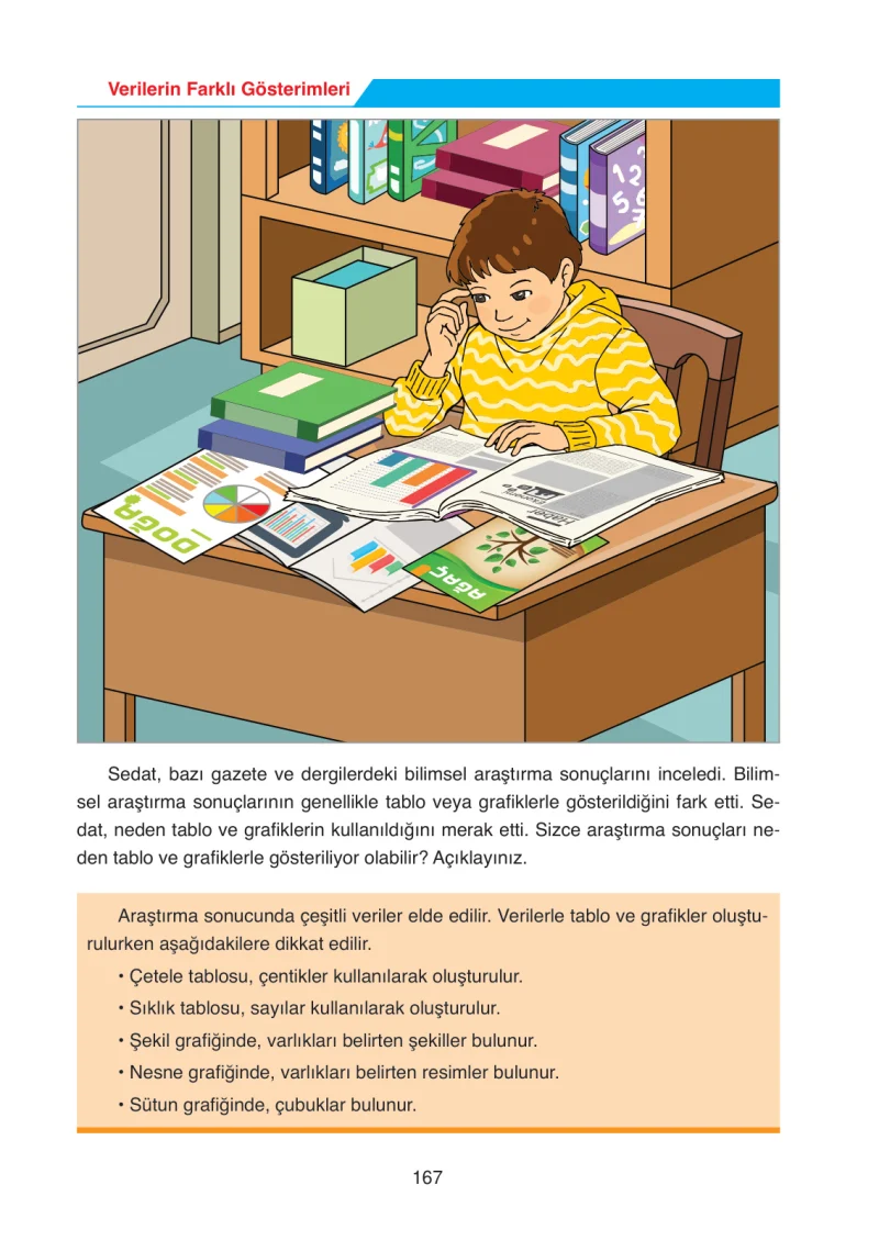 4. Sınıf Matematik Ders Kitabı Cevapları Ata Yayınları Sayfa 167