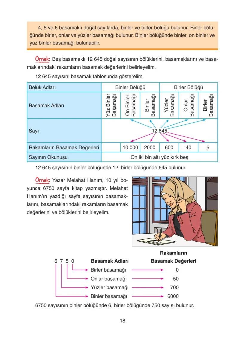 4. Sınıf Matematik Ders Kitabı Cevapları Ata Yayınları Sayfa 18