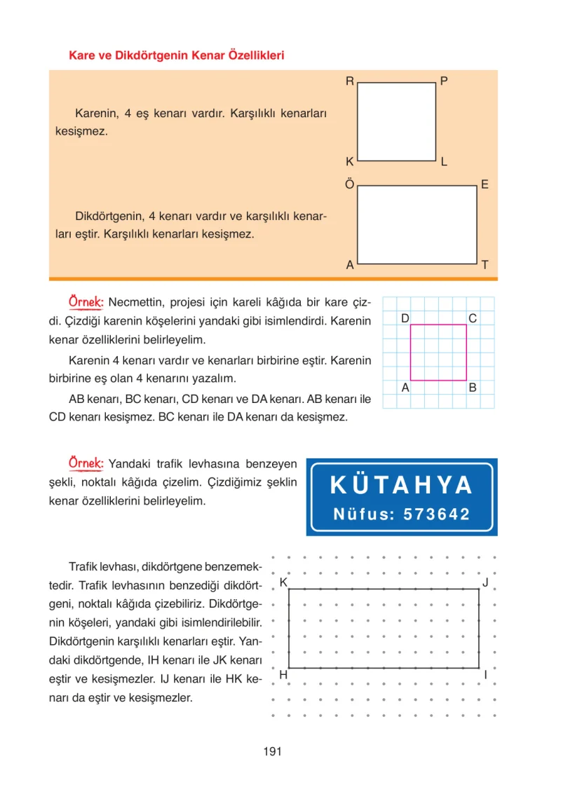 4. Sınıf Matematik Ders Kitabı Cevapları Ata Yayınları Sayfa 191