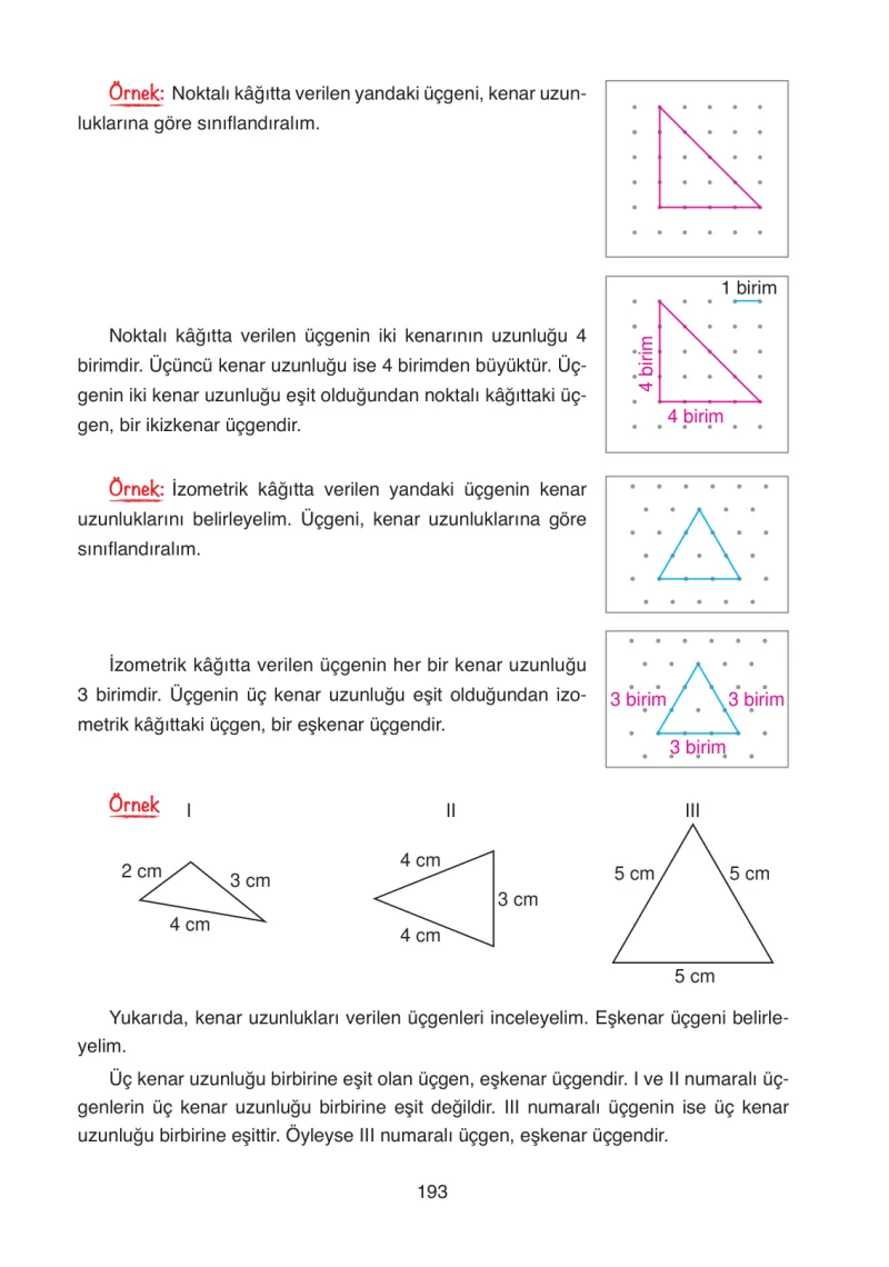4. Sınıf Matematik Ders Kitabı Cevapları Ata Yayınları Sayfa 193