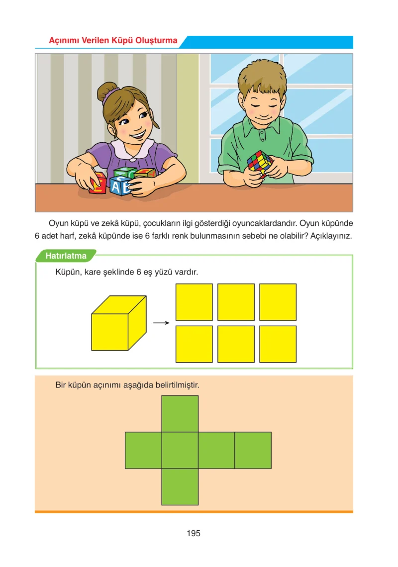 4. Sınıf Matematik Ders Kitabı Cevapları Ata Yayınları Sayfa 195