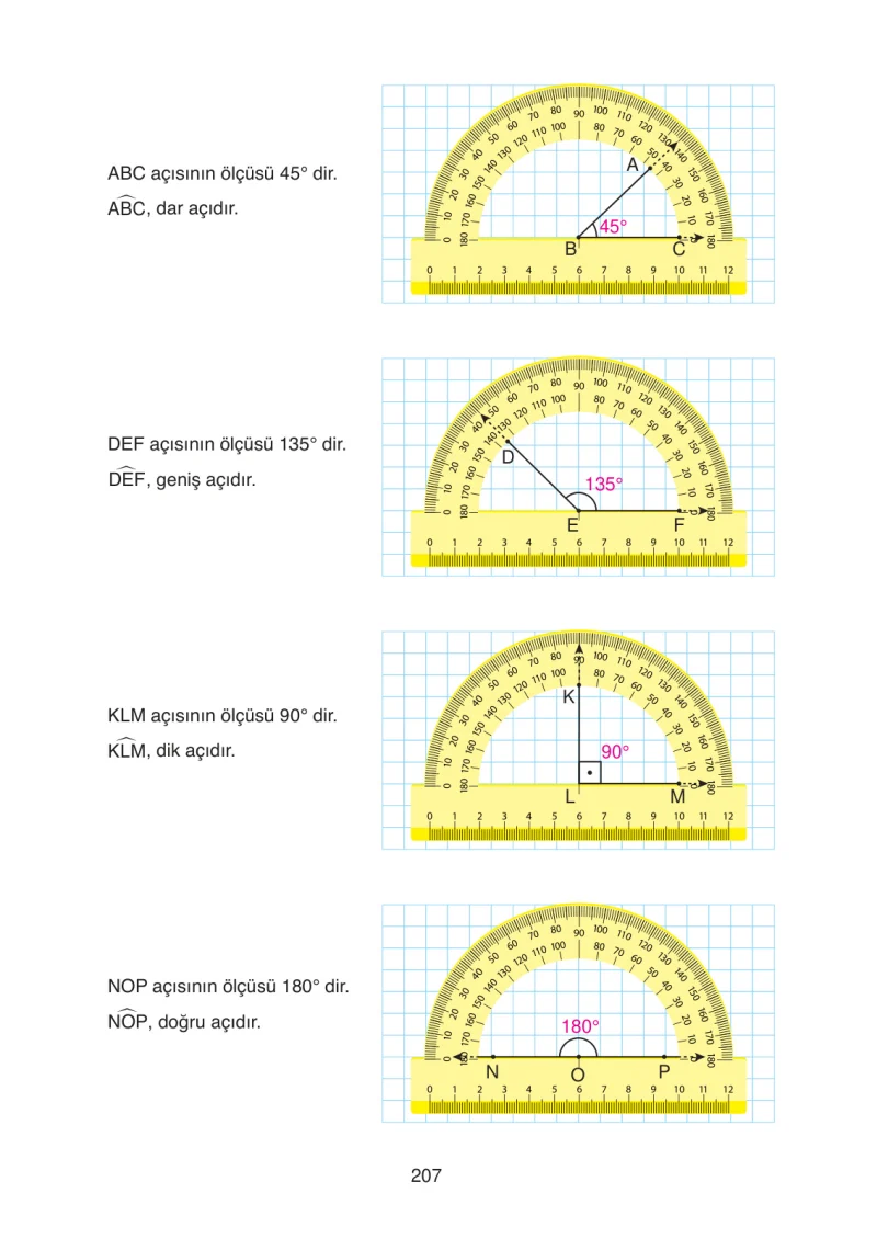 4. Sınıf Matematik Ders Kitabı Cevapları Ata Yayınları Sayfa 207