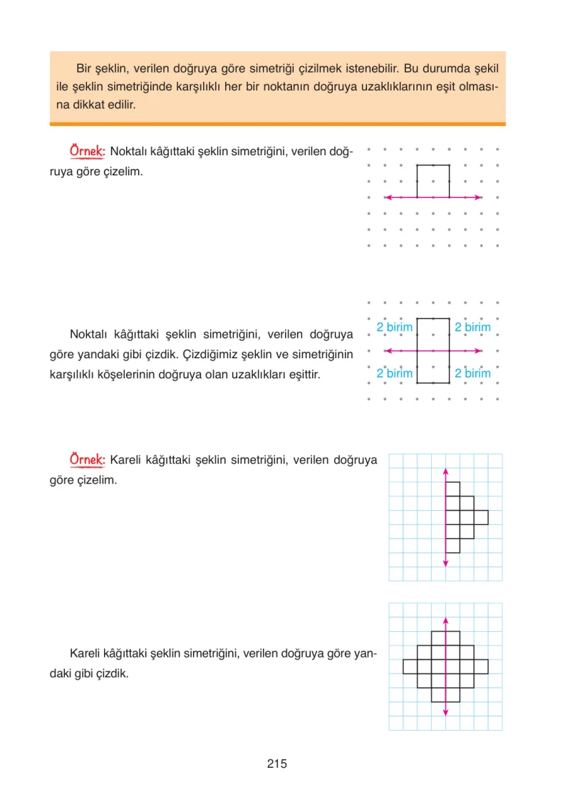 4. Sınıf Matematik Ders Kitabı Cevapları Ata Yayınları Sayfa 215