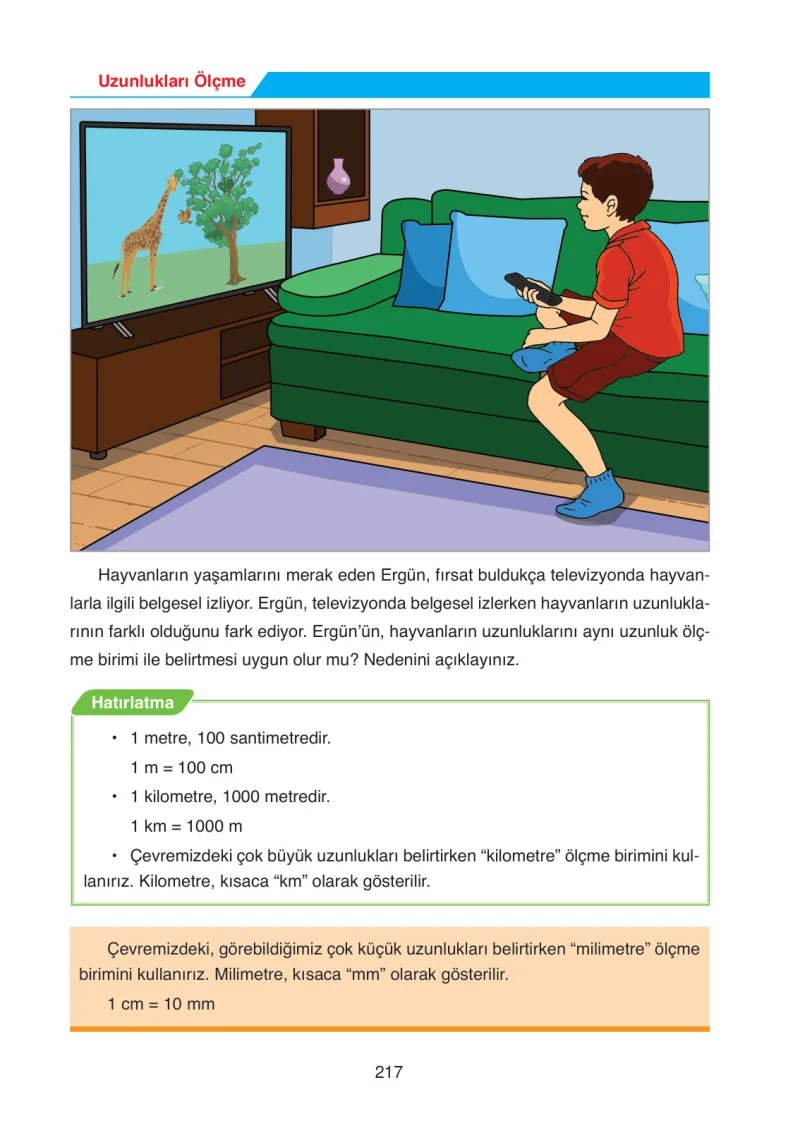 4. Sınıf Matematik Ders Kitabı Cevapları Ata Yayınları Sayfa 217