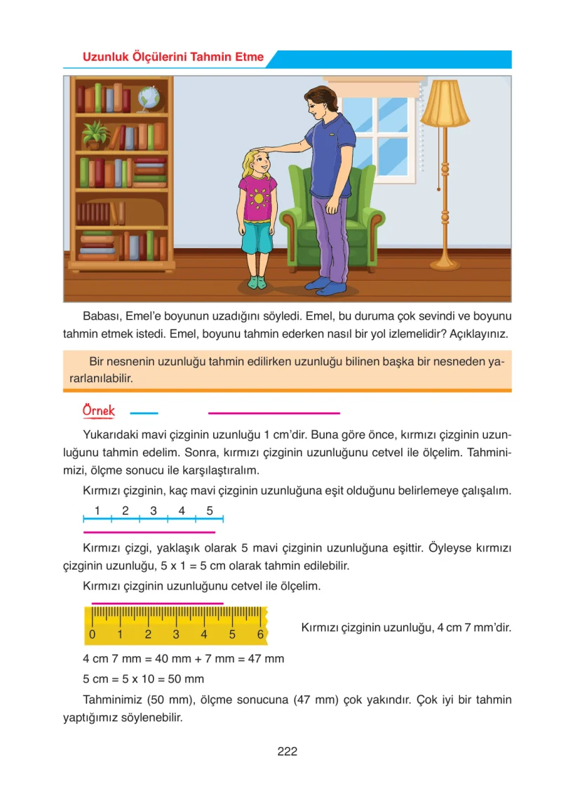 4. Sınıf Matematik Ders Kitabı Cevapları Ata Yayınları Sayfa 222