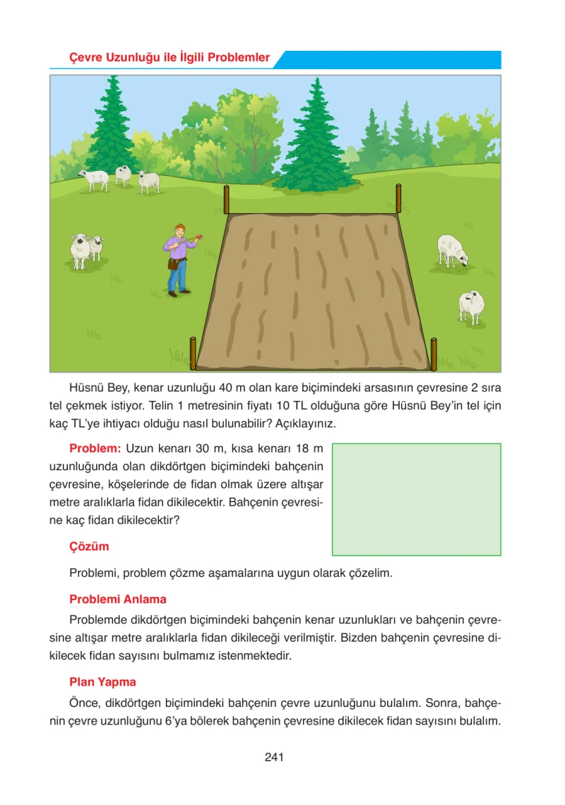 4. Sınıf Matematik Ders Kitabı Cevapları Ata Yayınları Sayfa 241