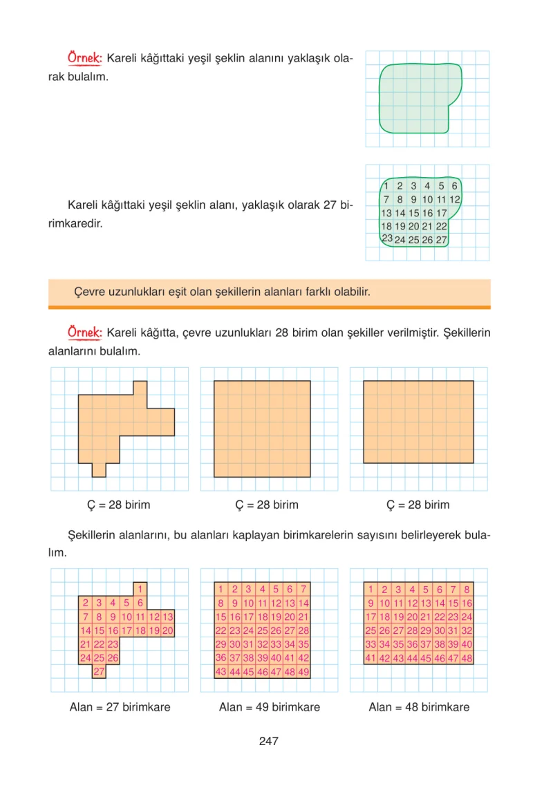 4. Sınıf Matematik Ders Kitabı Cevapları Ata Yayınları Sayfa 247
