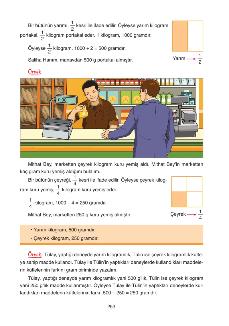 4. Sınıf Matematik Ders Kitabı Cevapları Ata Yayınları Sayfa 253