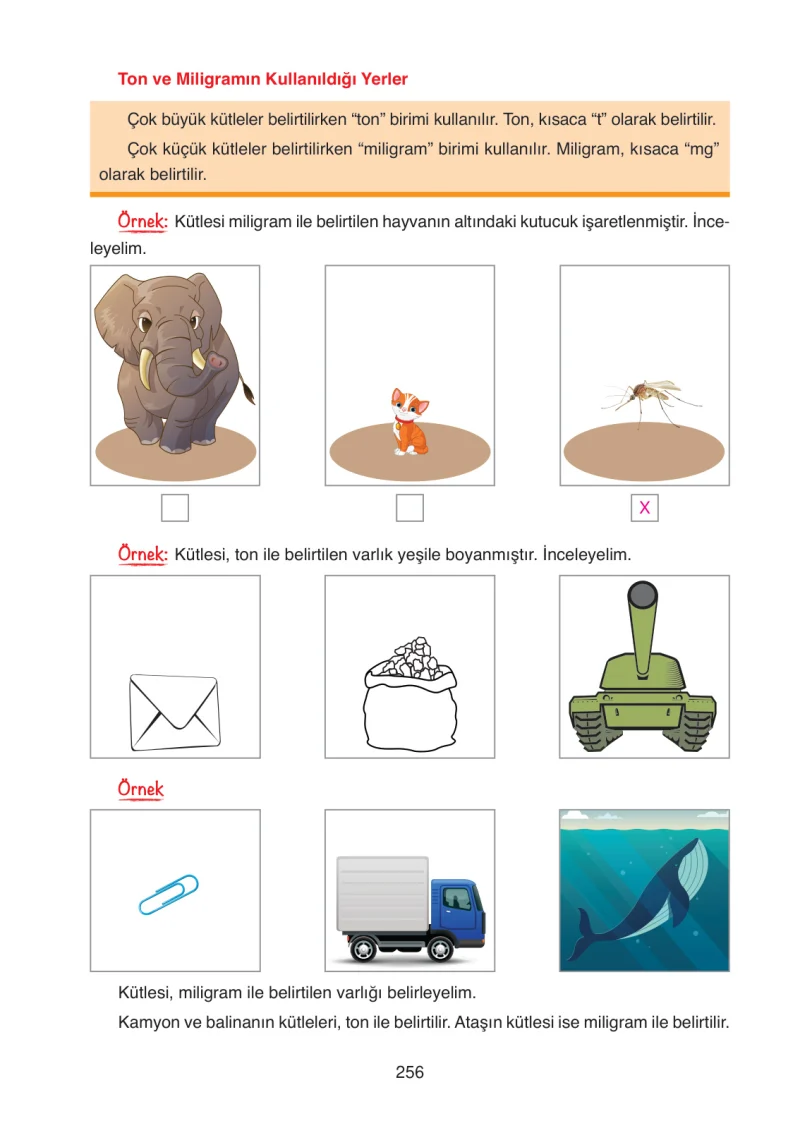 4. Sınıf Matematik Ders Kitabı Cevapları Ata Yayınları Sayfa 256