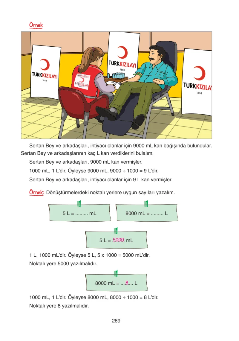 4. Sınıf Matematik Ders Kitabı Cevapları Ata Yayınları Sayfa 269