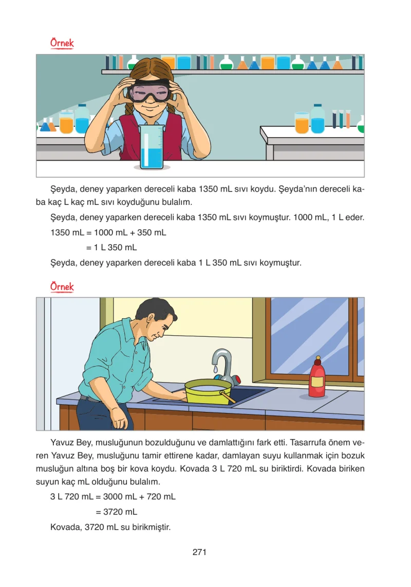 4. Sınıf Matematik Ders Kitabı Cevapları Ata Yayınları Sayfa 271