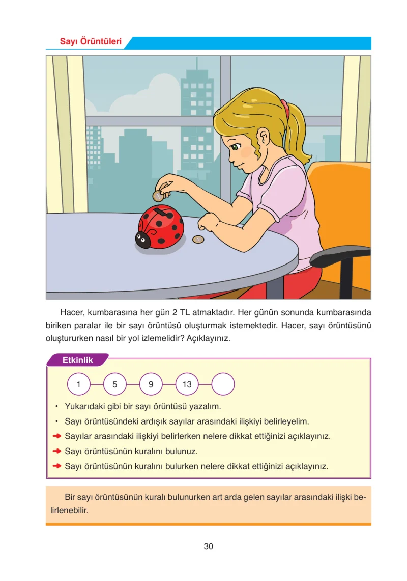 4. Sınıf Matematik Ders Kitabı Cevapları Ata Yayınları Sayfa 30
