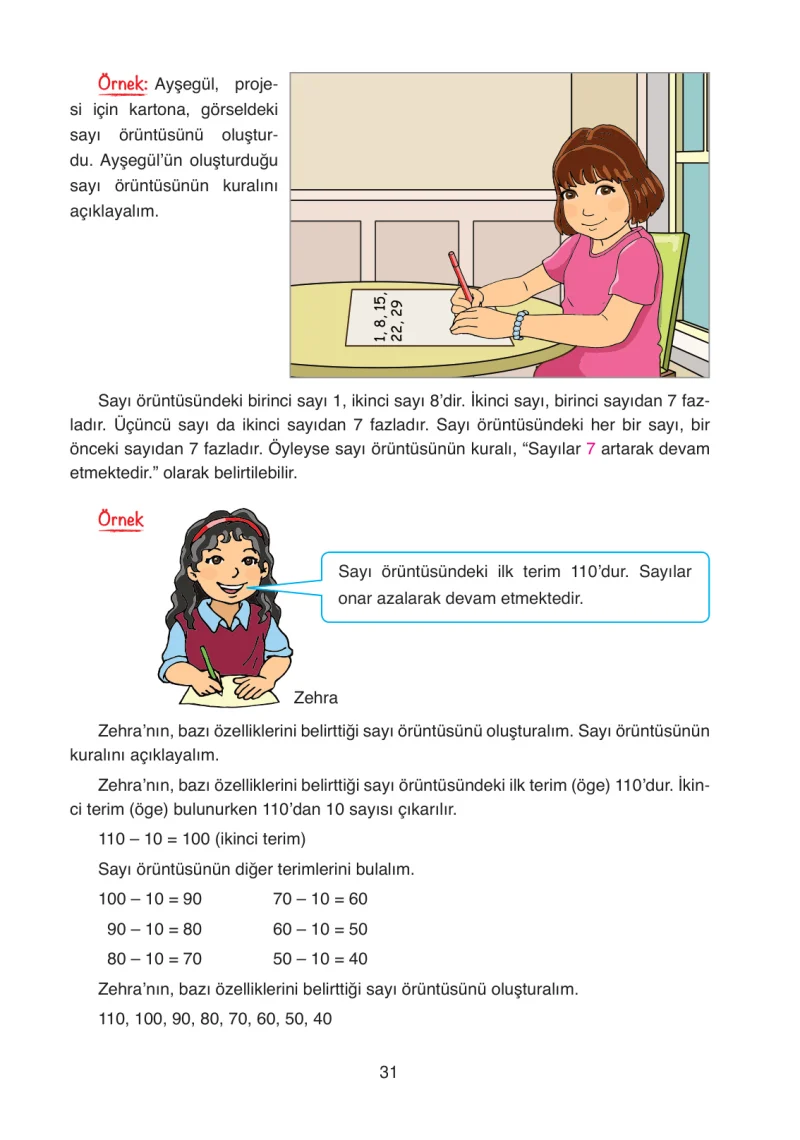 4. Sınıf Matematik Ders Kitabı Cevapları Ata Yayınları Sayfa 31