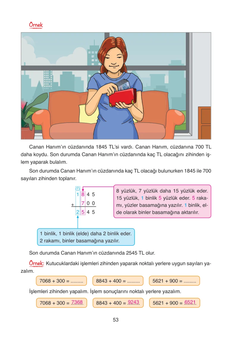 4. Sınıf Matematik Ders Kitabı Cevapları Ata Yayınları Sayfa 53