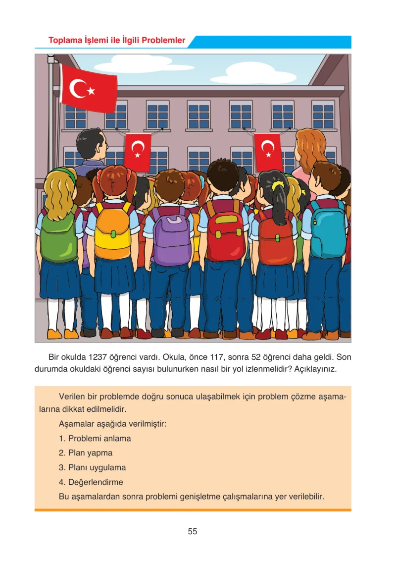 4. Sınıf Matematik Ders Kitabı Cevapları Ata Yayınları Sayfa 55