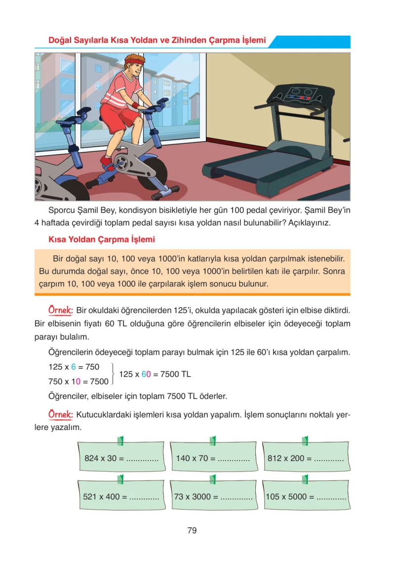 4. Sınıf Matematik Ders Kitabı Cevapları Ata Yayınları Sayfa 79