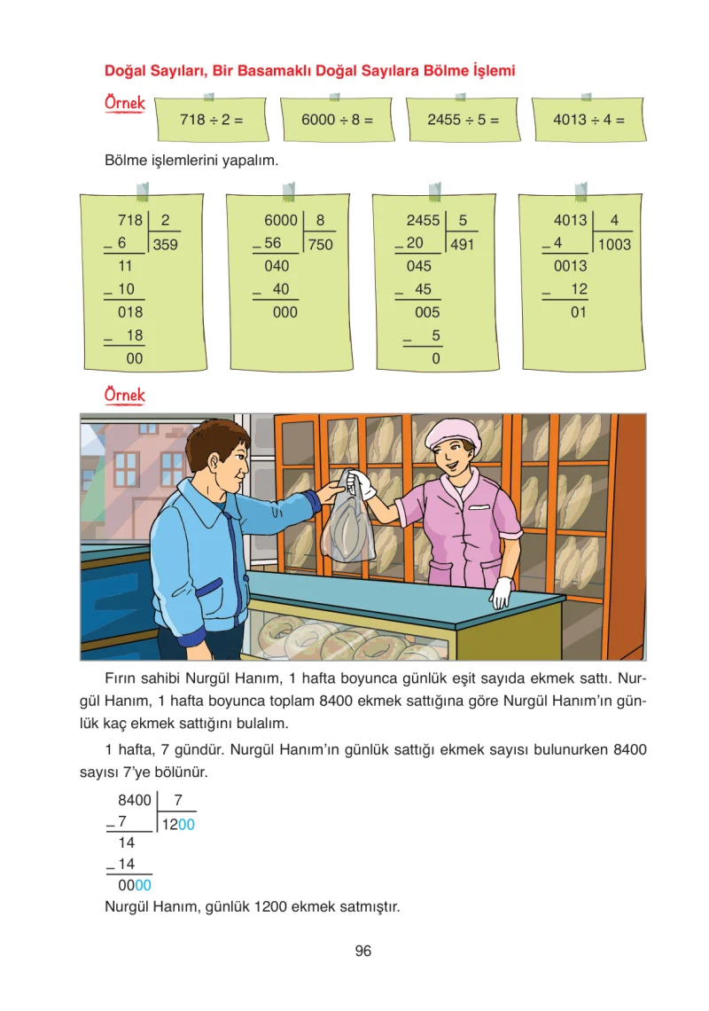 4. Sınıf Matematik Ders Kitabı Cevapları Ata Yayınları Sayfa 96