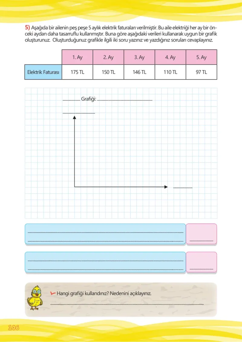 4. Sınıf Matematik Ders Kitabı Cevapları Meb Yayınları Çalışma Kitabı 1 Sayfa 106