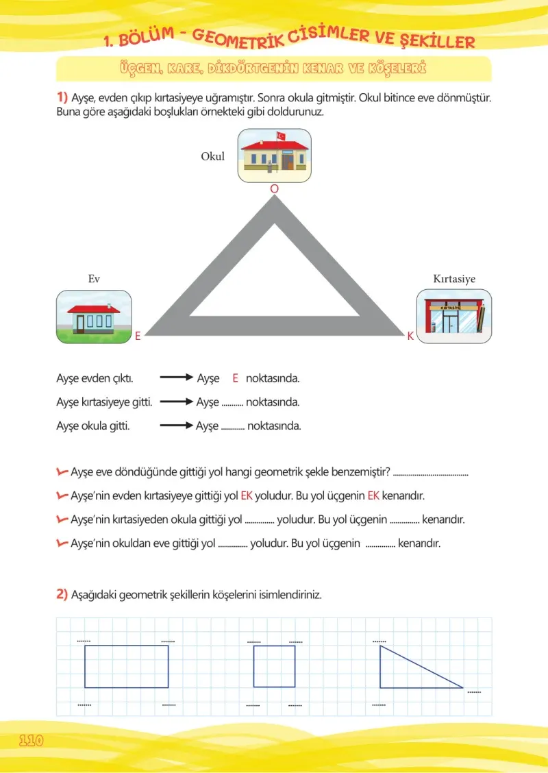 4. Sınıf Matematik Ders Kitabı Cevapları Meb Yayınları Çalışma Kitabı 1 Sayfa 110