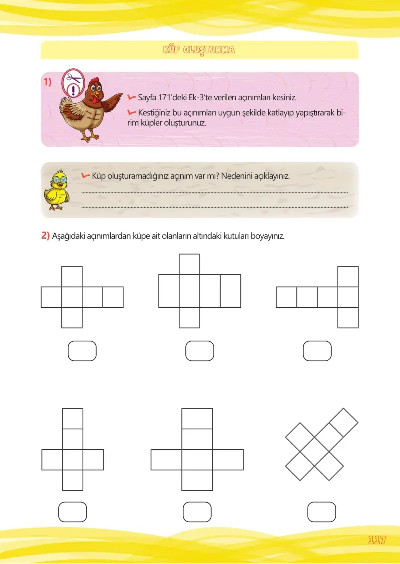 4. Sınıf Matematik Ders Kitabı Cevapları Meb Yayınları Çalışma Kitabı 1 Sayfa 117