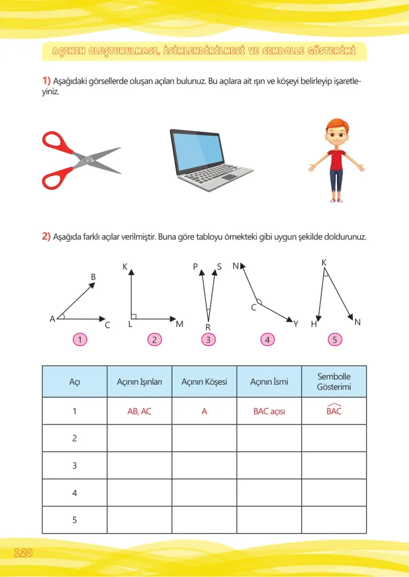 4. Sınıf Matematik Ders Kitabı Cevapları Meb Yayınları Çalışma Kitabı 1 Sayfa 120