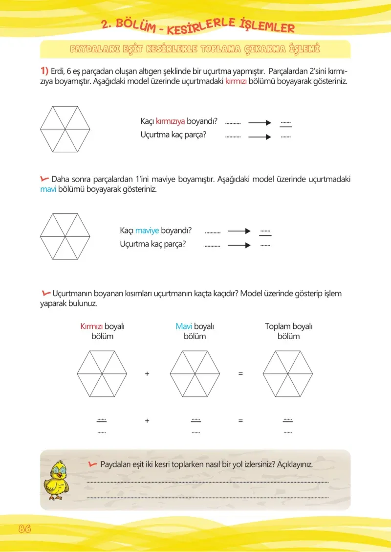 4. Sınıf Matematik Ders Kitabı Cevapları Meb Yayınları Çalışma Kitabı 1 Sayfa 86