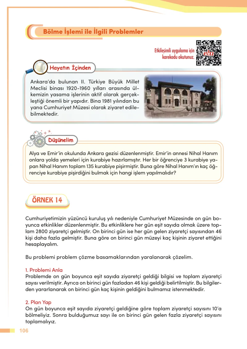 4. Sınıf Matematik Ders Kitabı Cevapları Meb Yayınları Sayfa 106