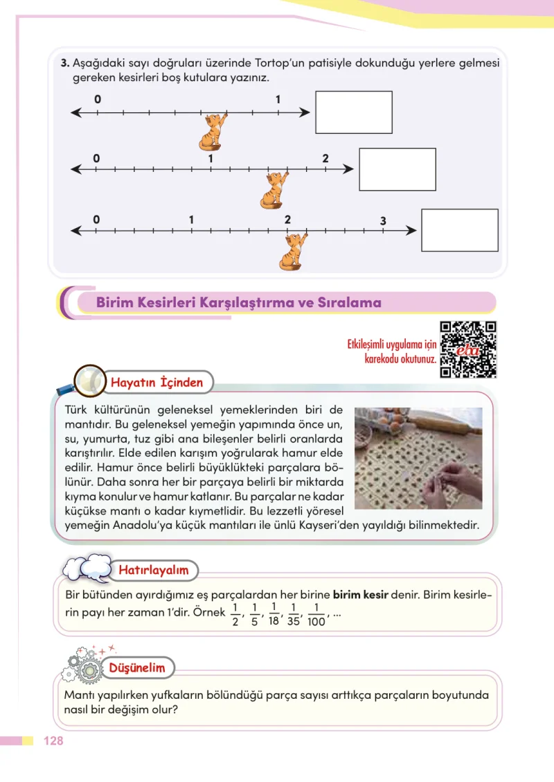 4. Sınıf Matematik Ders Kitabı Cevapları Meb Yayınları Sayfa 128