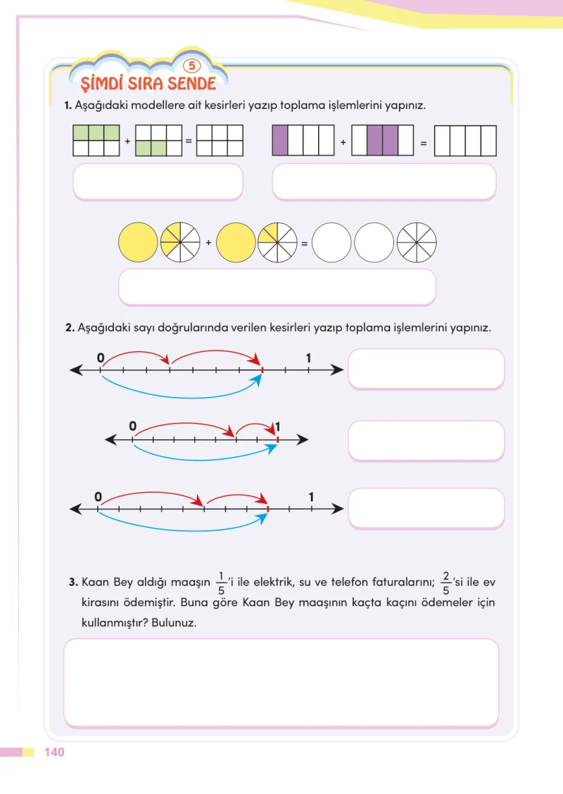 4. Sınıf Matematik Ders Kitabı Cevapları Meb Yayınları Sayfa 140
