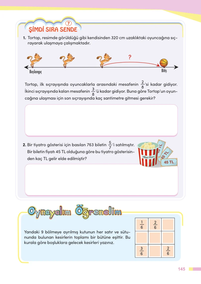 4. Sınıf Matematik Ders Kitabı Cevapları Meb Yayınları Sayfa 145