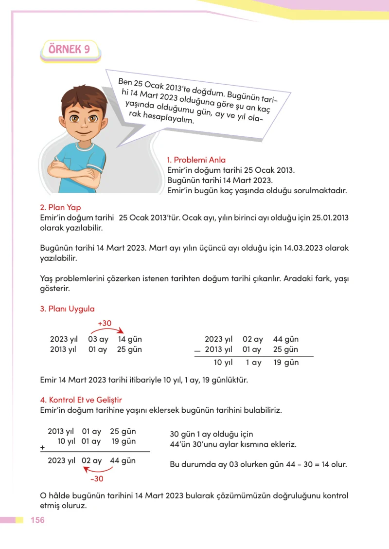 4. Sınıf Matematik Ders Kitabı Cevapları Meb Yayınları Sayfa 156