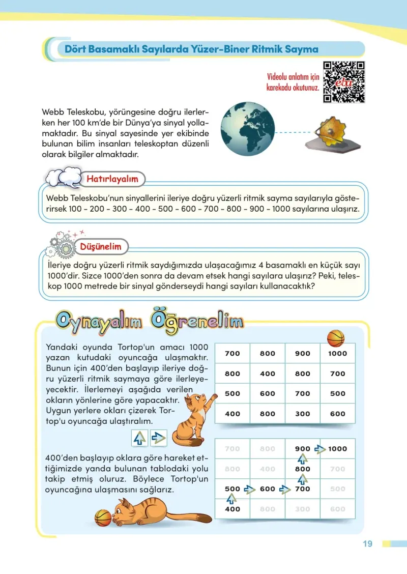 4. Sınıf Matematik Ders Kitabı Cevapları Meb Yayınları Sayfa 19