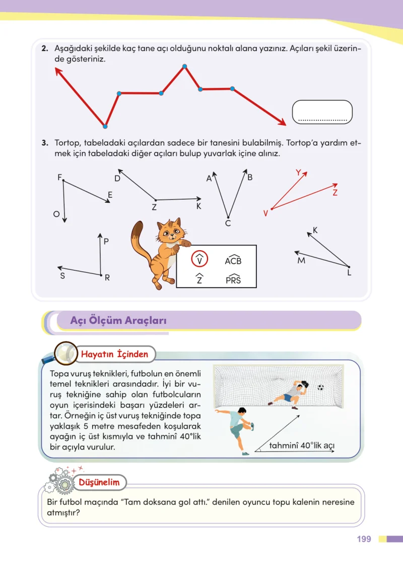 4. Sınıf Matematik Ders Kitabı Cevapları Meb Yayınları Sayfa 199