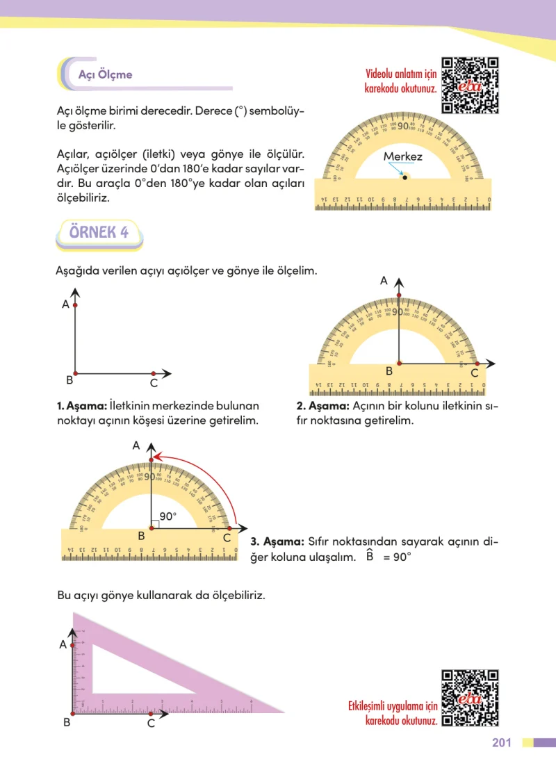 4. Sınıf Matematik Ders Kitabı Cevapları Meb Yayınları Sayfa 201